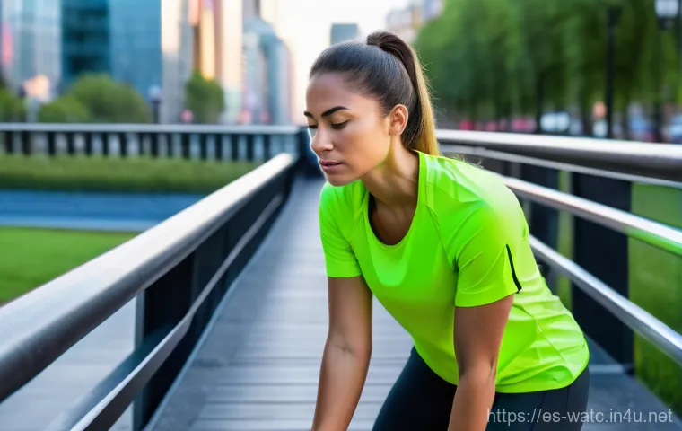 GPS 스마트워치 모델 추천 - A male hiker, mid-30s, athletic build, wearing modern outdoor apparel including a long-sleeved techn...