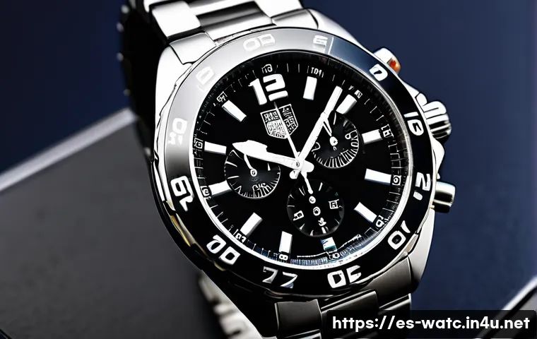 태그호이어 포뮬러1 모델 비교 - A sleek TAG Heuer Formula 1 watch with a polished stainless steel case and bracelet, featuring a bru...